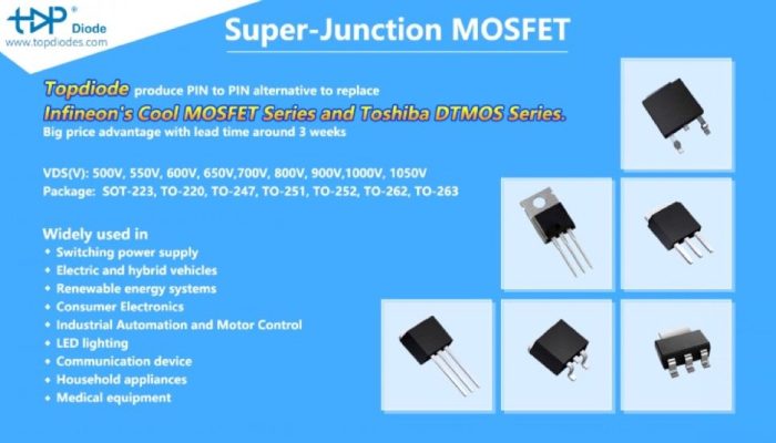 Topdiode’s Super-Junction MOSFETs