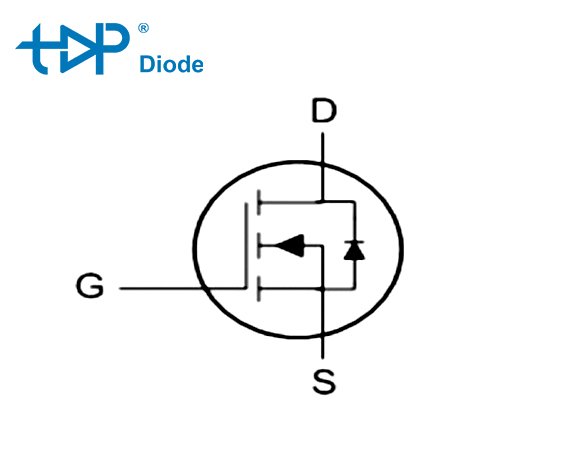 MOSFET SOP-8 P-Channel TP4435C-Topdiode