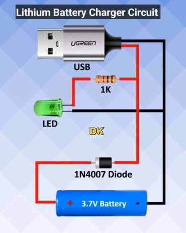 How to use diode for battery charger